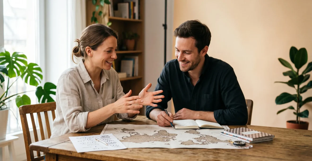Collaboration créative pour planifier un voyage sur mesure personnalisé