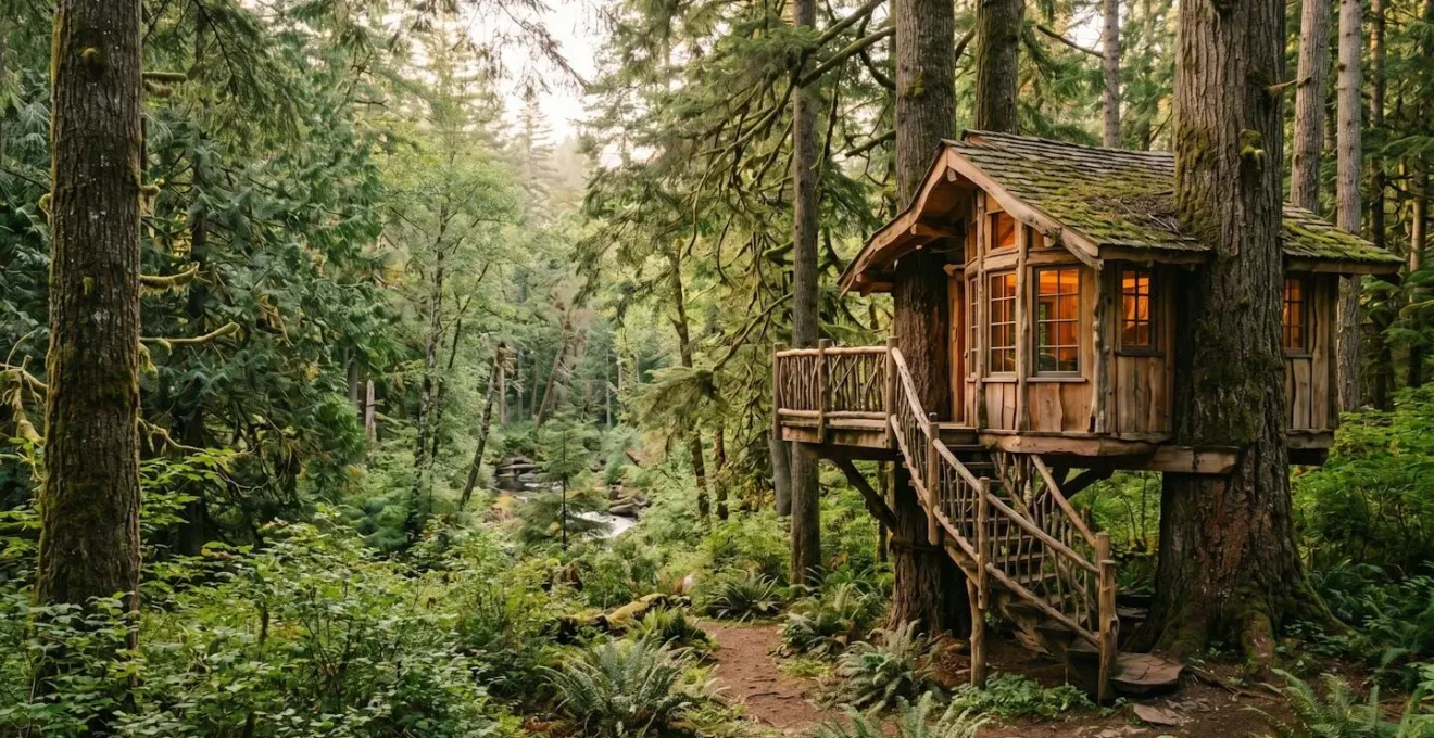 Hébergement insolite authentique intégré harmonieusement dans un environnement naturel préservé